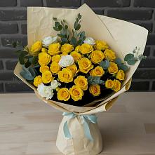 Букет цветов из:  Розы #REPLACE_PRED# Крутинке