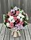 Букет цветов из: Альстромерии, Гвоздики, Розы и Хризантемы в Крутинке