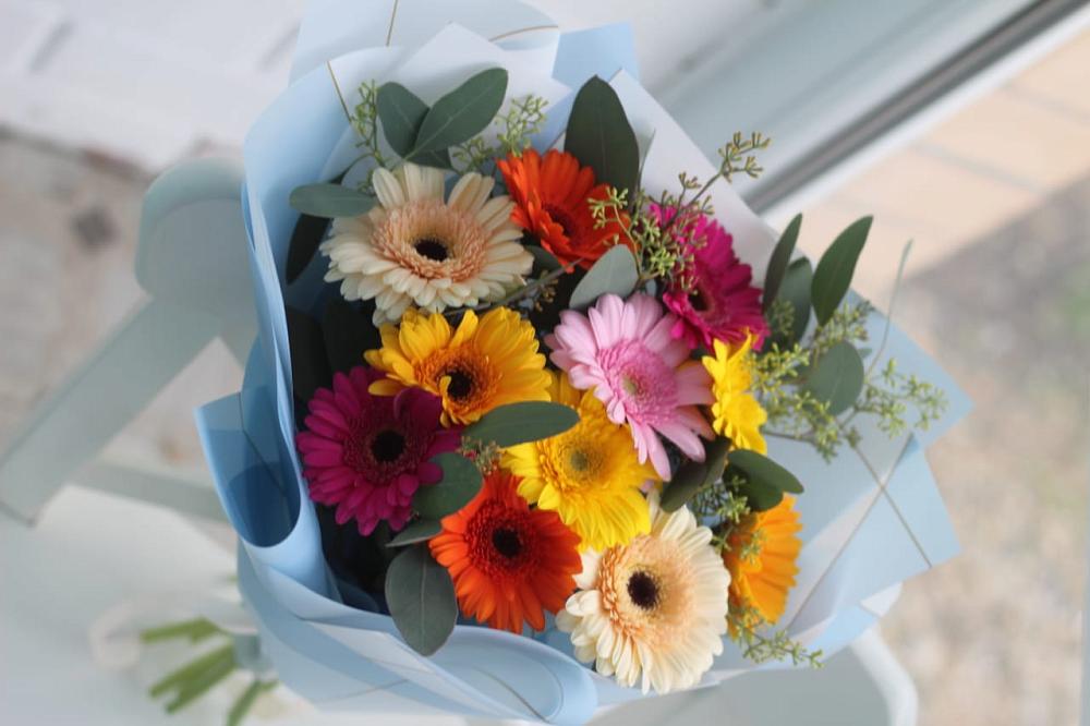 Букет цветов из: Герберы в Крутинке