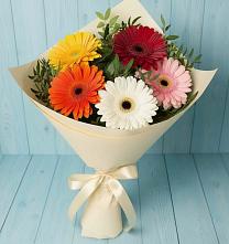 Букет цветов из:  Герберы в Крутинке