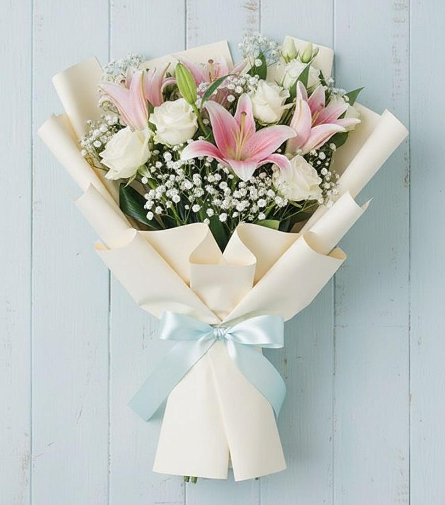 Букет цветов из: Лилии в Крутинке