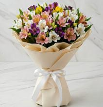 Букет цветов из:  Альстромерии #REPLACE_PRED# Крутинке