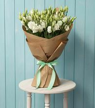 Букет цветов из:  Лизиантусы в Крутинке