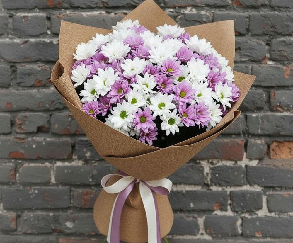Букет цветов из: Хризантемы в Крутинке