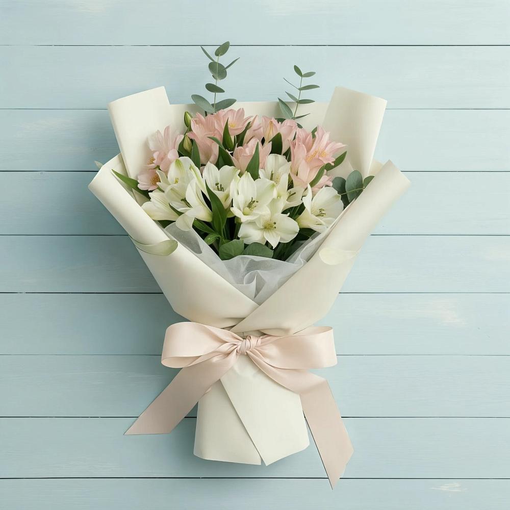 Букет цветов из: Альстромерии в Крутинке