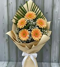 Букет цветов из:  Герберы в Крутинке