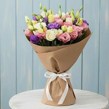 Букет цветов из:  Лизиантусы в Крутинке