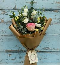 Букет цветов из:  Розы и Лизиантусы #REPLACE_PRED# Крутинке